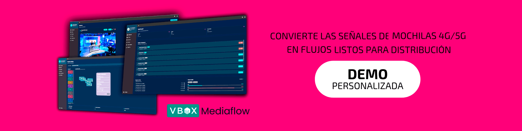 Banner Mediaflow streaming bitrate