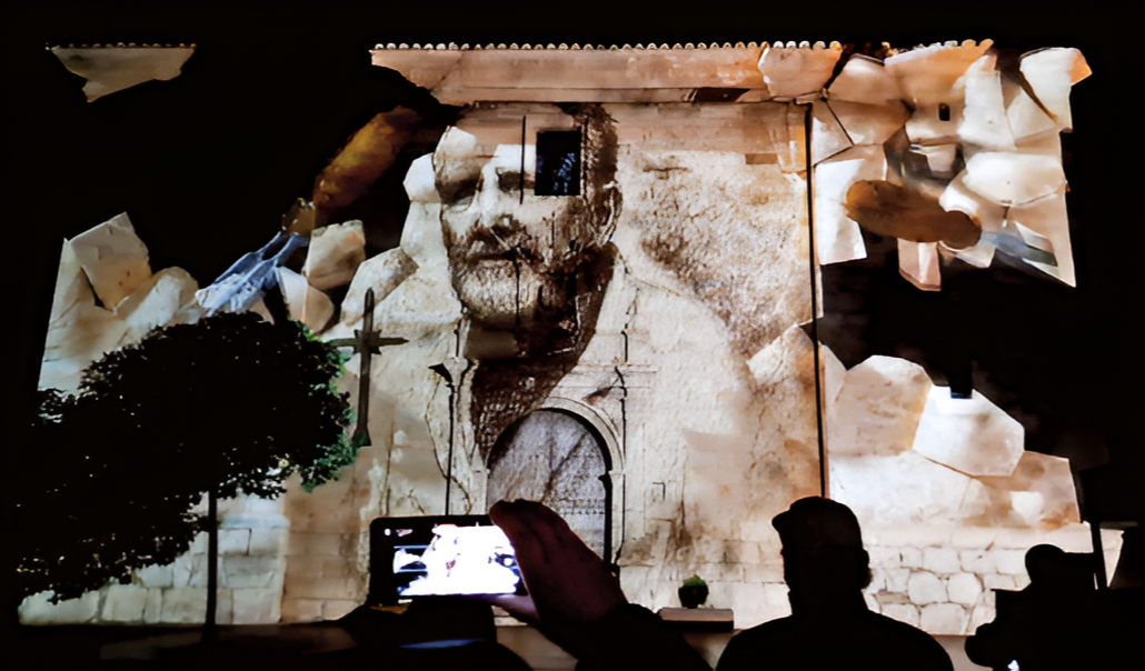 Instalación de video mapping