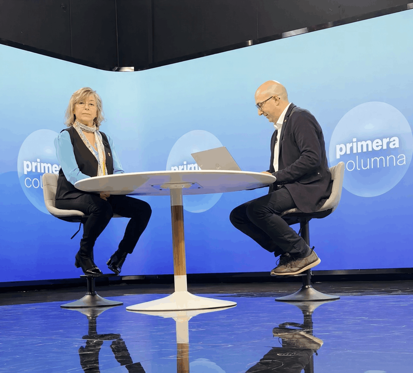 Plató LED estudio de televisión 4K