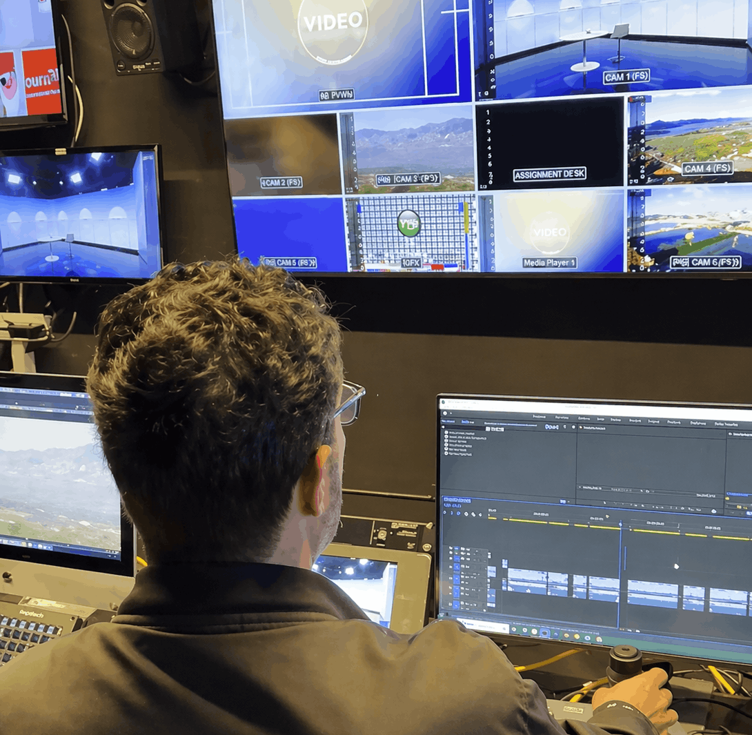 estudio de televisión 4K Canal 21 Ebre caso de exito