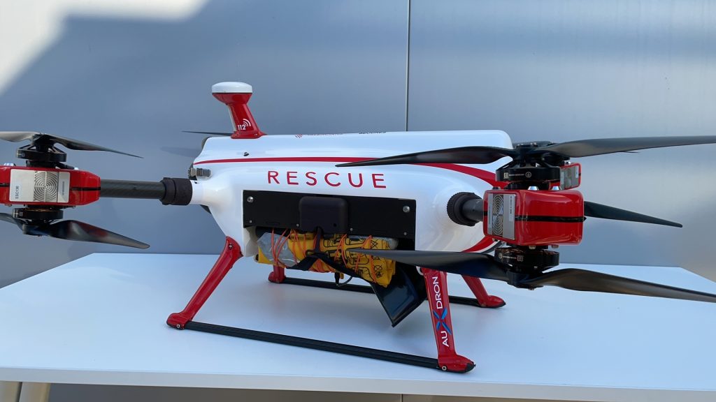 retrasnmisión con drones de rescate